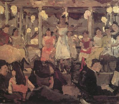 Isaac Israels Cafe-Chantant in a Popular Quarter in Amsterdam (nn02) china oil painting image